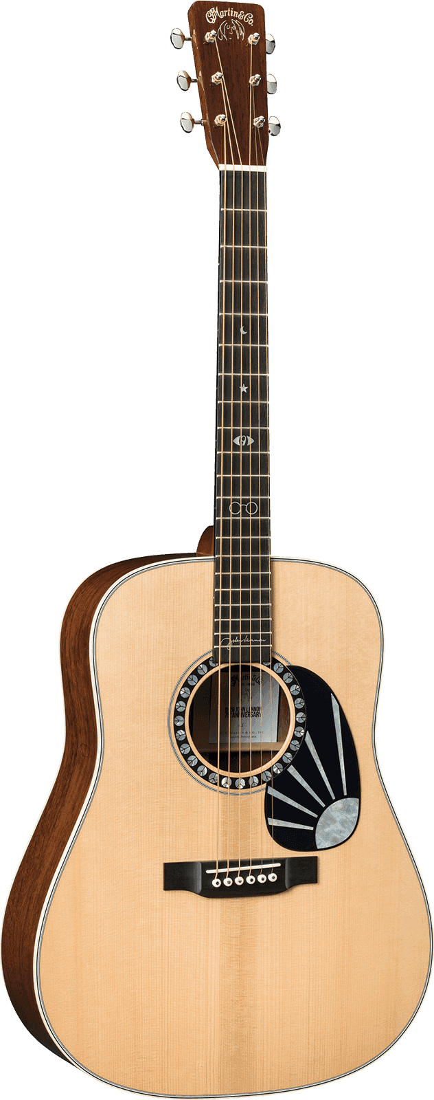 Dreadnought Epicéa Adirondack VTS/Palis. D-28-LENNON-75TH