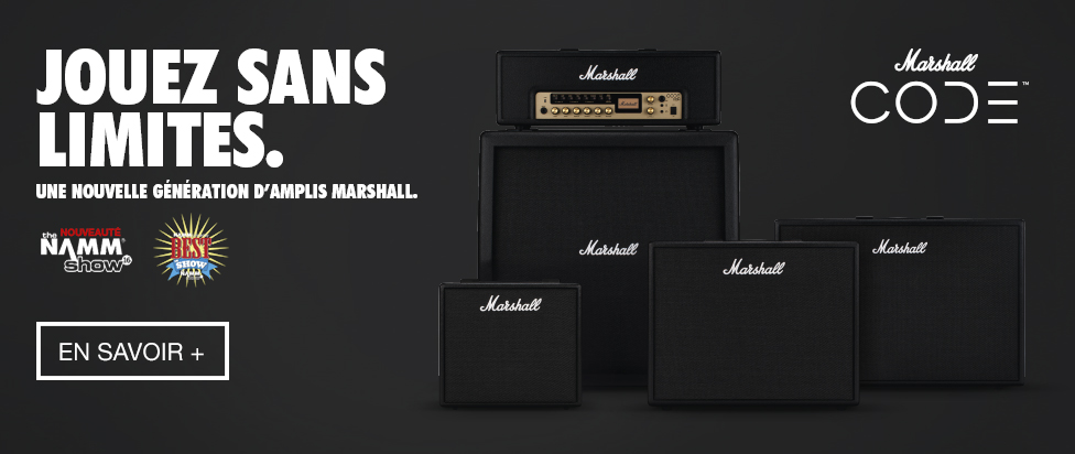 Nouveaux amplis Marshall Code