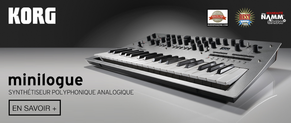 Minilogue : nouveau synthétiseur analogique 4 voix