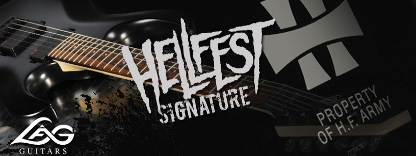 Guitare Signature Lâg pour le Hellfest 2012