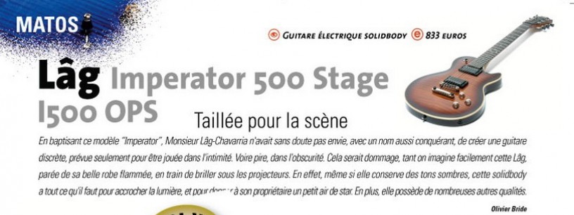 Lâg Imperator 500 Stage I500 OPS