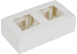 Boitier applique 2 plastrons CP photo Boitier applique 2 plastrons CP