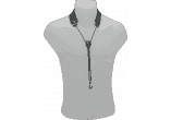 Cuir et crochet métal