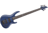 5 cordes bleu flammé