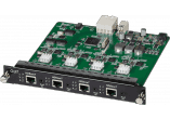 Carte sortie 4x HDBaseT LAN POE 4K photo Carte sortie 4x HDBaseT LAN POE 4K