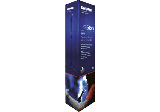 SSF PG58BTS Pack PG58 + Pieds + Câble XLR