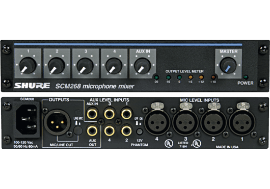 SSF SCM268E Mono 5 Entrées Micros SSF SCM268E Mono 5 Entrées Micros